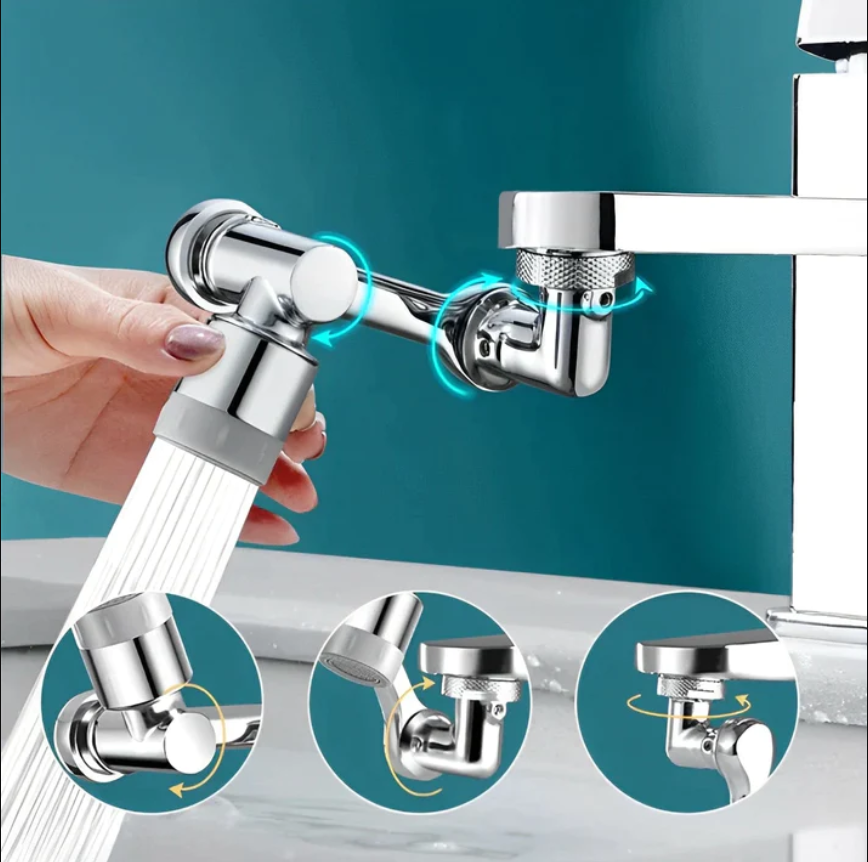 Universal Rotating Faucet Extension