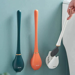 SmartBrush - Brosse pour toilettes en Silicone élégante et hygiénique